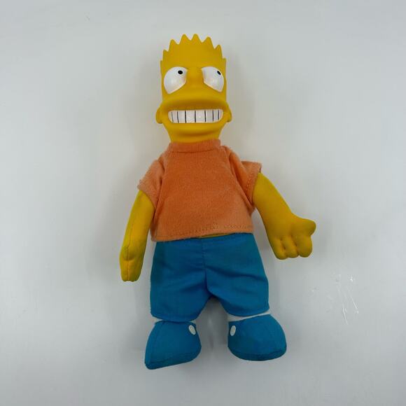 The Simpsons Vintage Doll Set of 3 "Meet the Simpsons" Plush Toys Action Figures - Picture 2 of 12